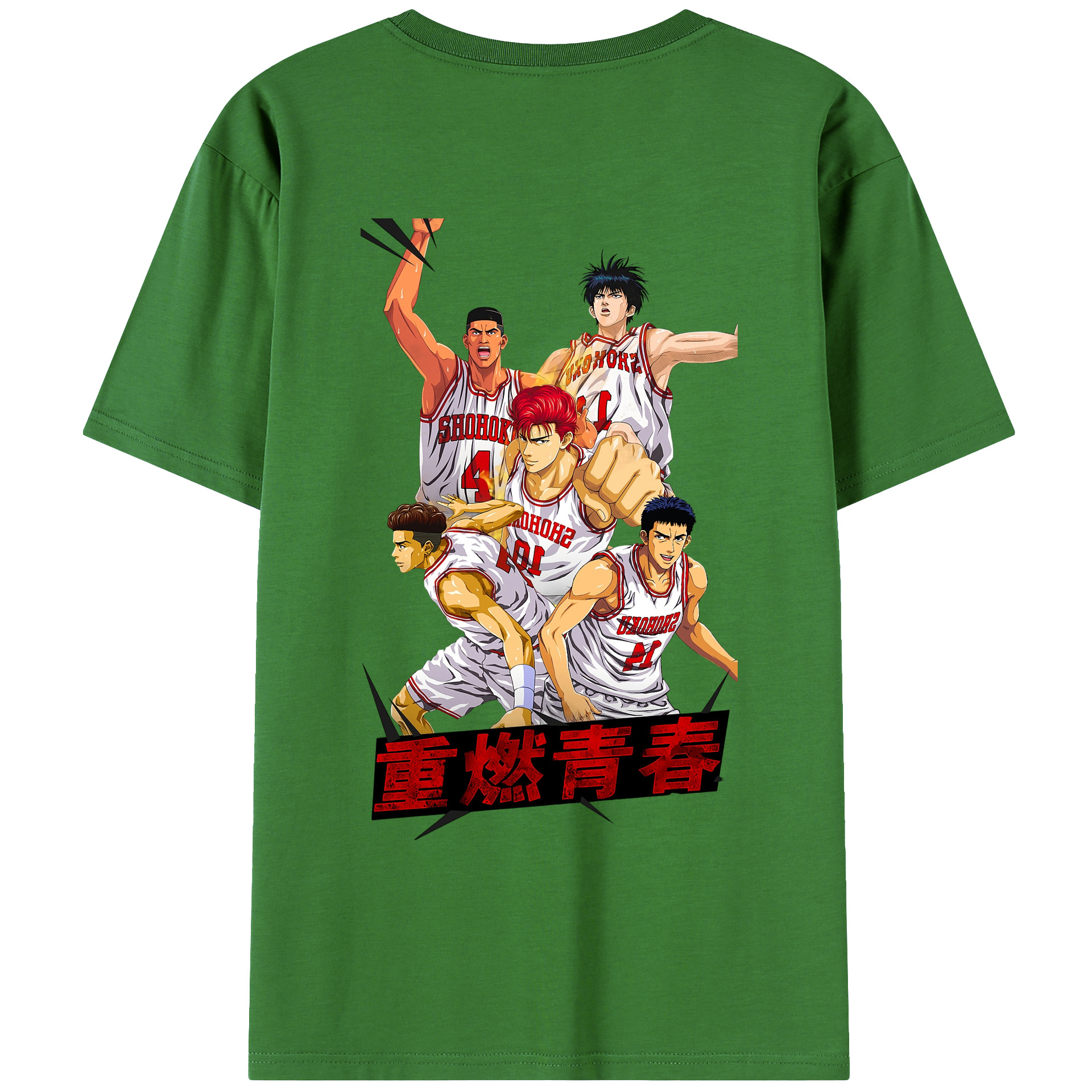 SLAM DUNK／スラムダンク レディース半袖Tシャツ(バックプリント)